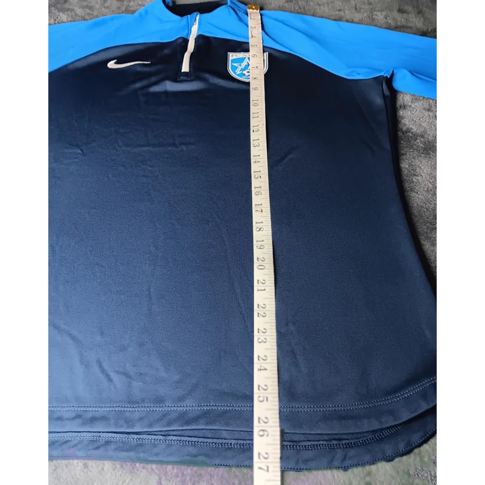 Nike FC Stars Dri-FIT Academy Pro Soccer Drill Top 1/4 Zip Pullover Womens Large